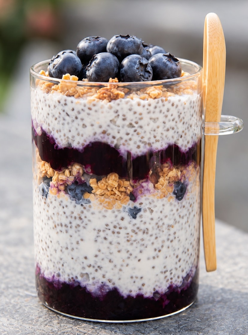 chia pudding: the berry vanilla