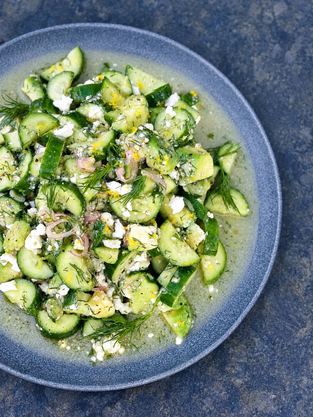 cucumber avocado salad