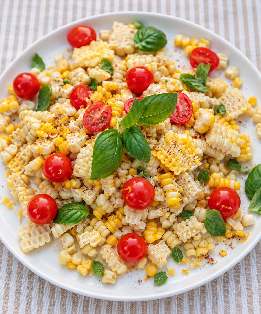 fresh corn salad