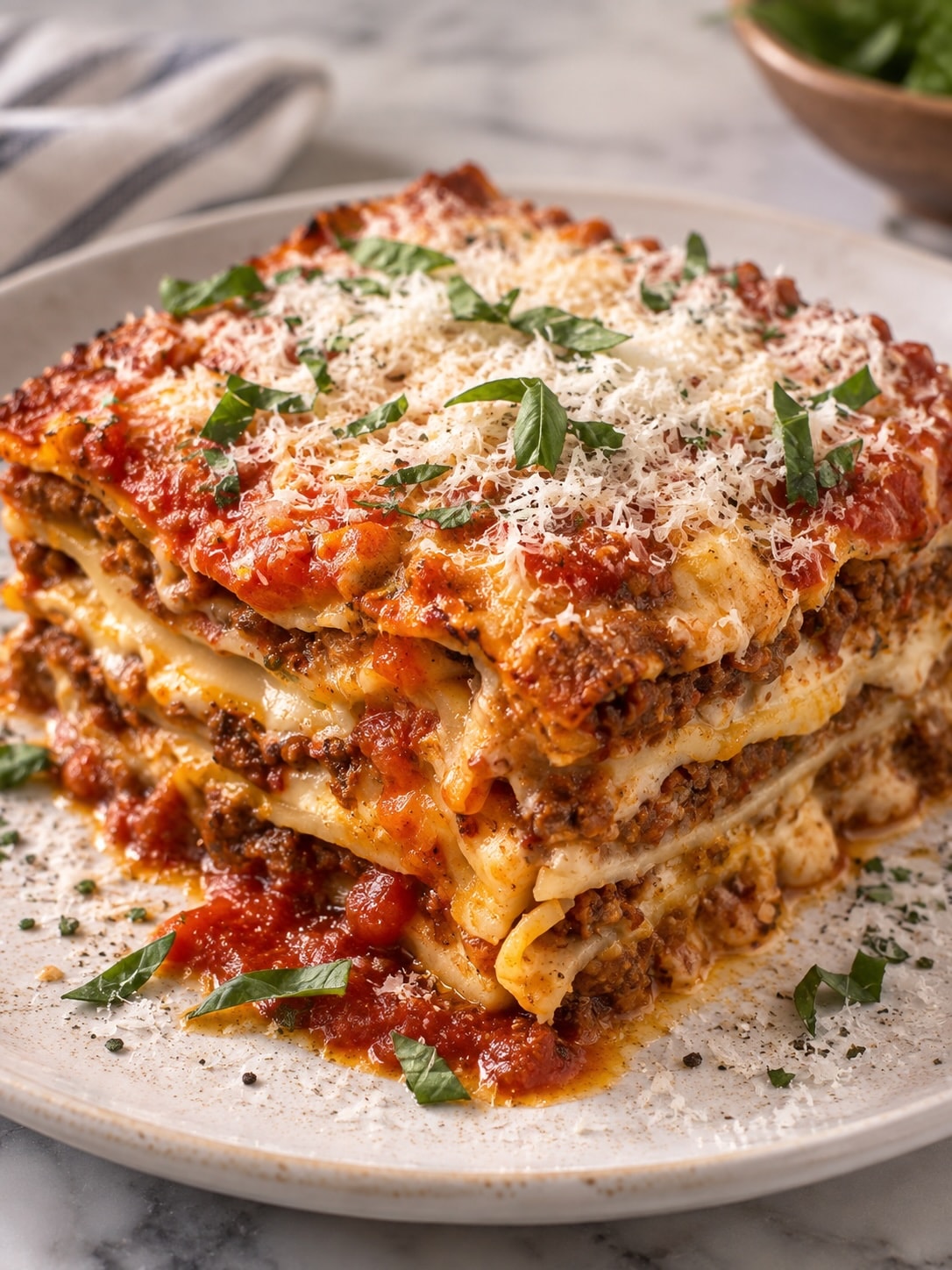 gluten-free low FODMAP lasagna bolognese