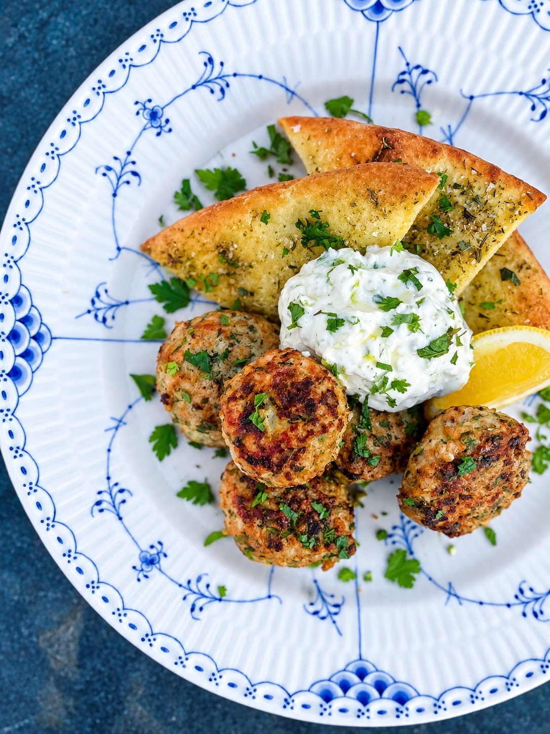greek keftedes [meatballs]