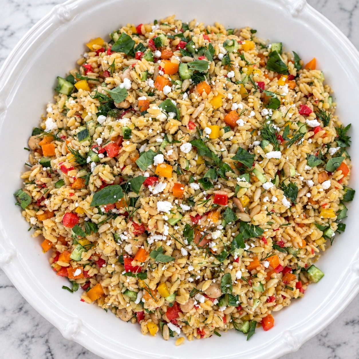 greek orzo pasta salad