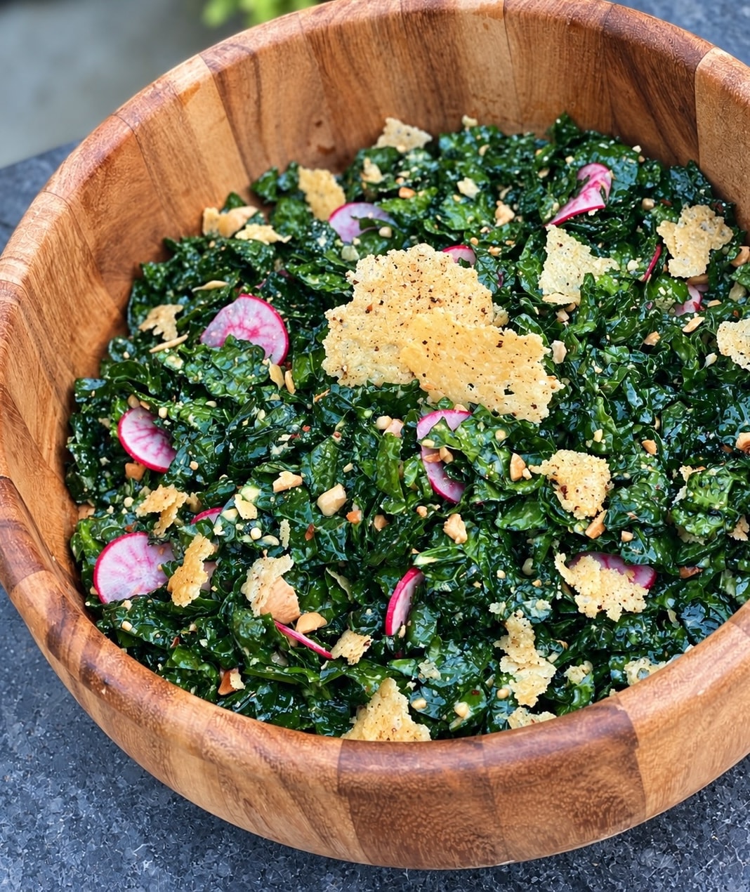 kale caesar salad
