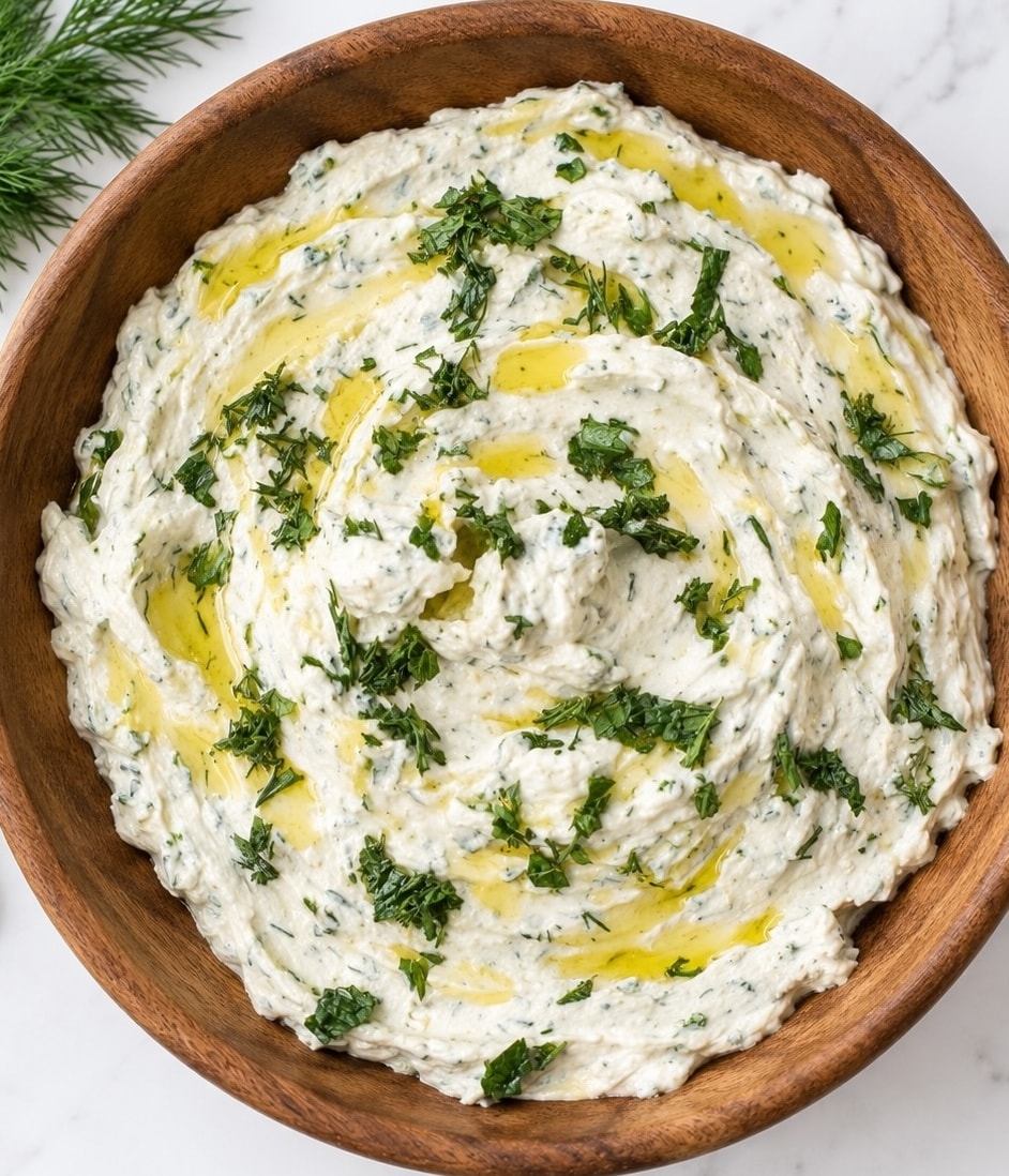 labneh with warm spices + hot honey drizzle
