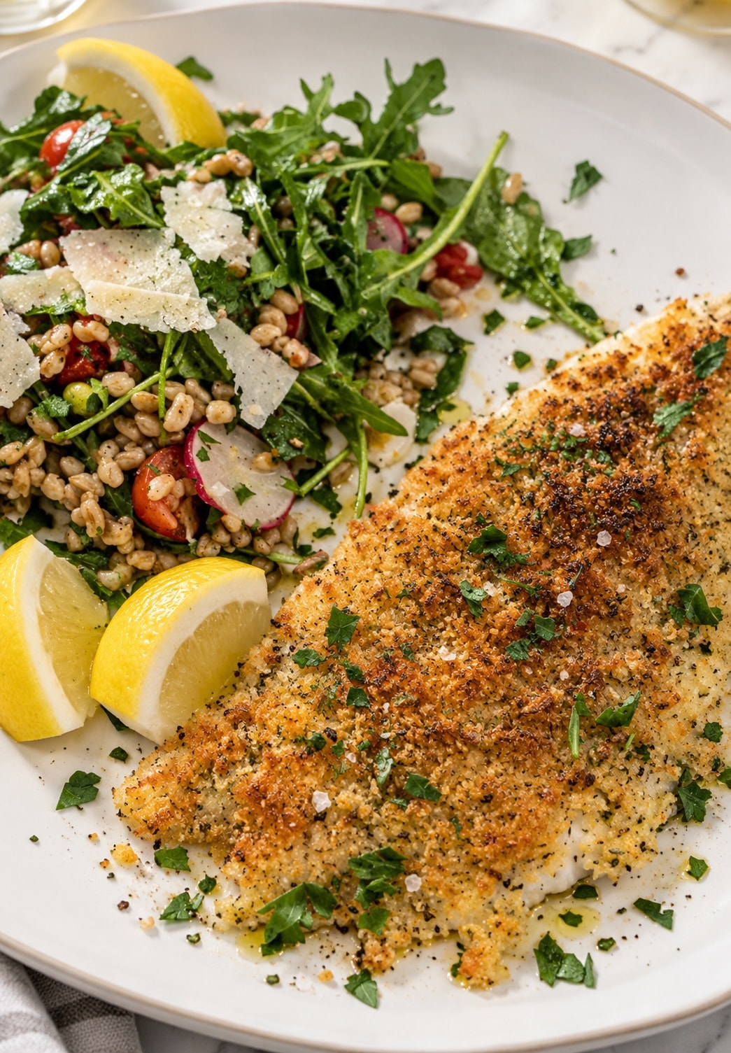 lemon sole oreganata