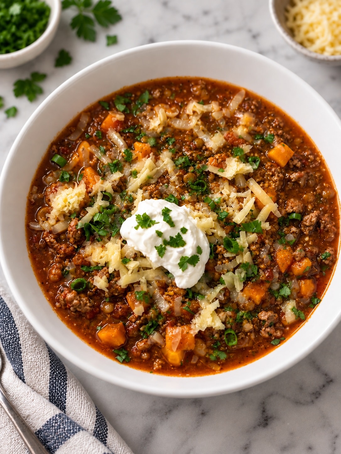 turkey + kale chili