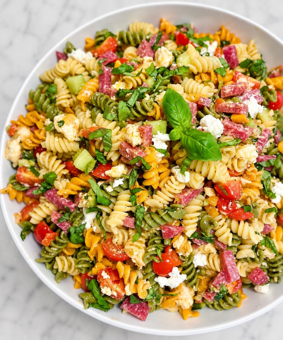zesty italian pasta salad