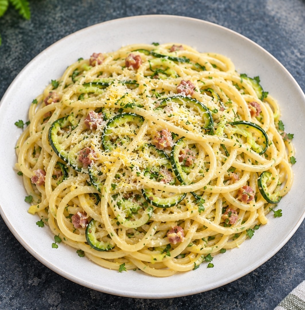 zucchini carbonara